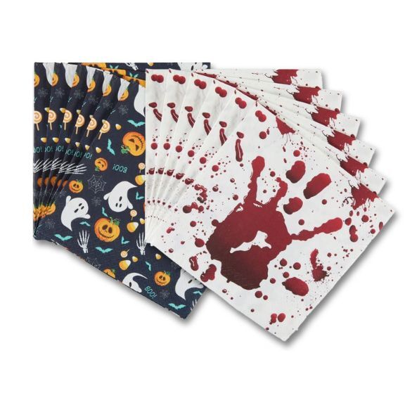 2 unterschiedliche Designs an Servietten